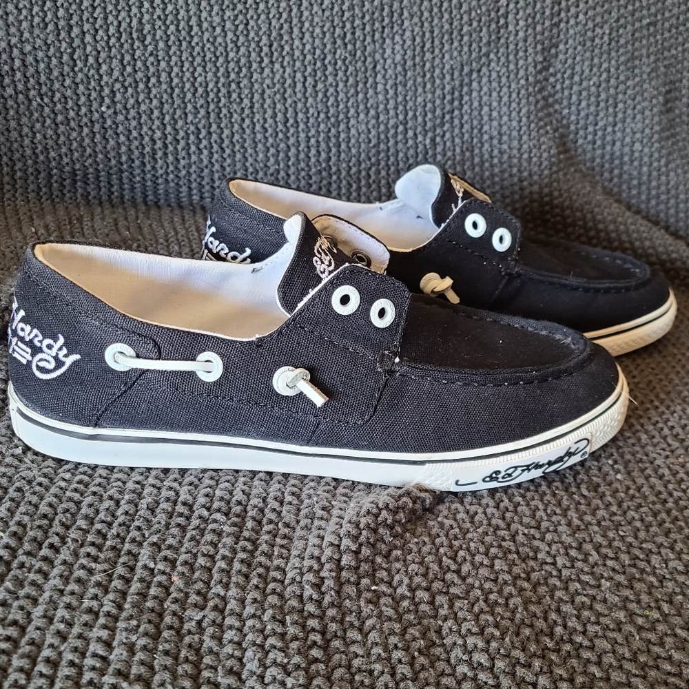 Ed Hardy boat shoe